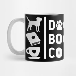Dogs books coffee Mug